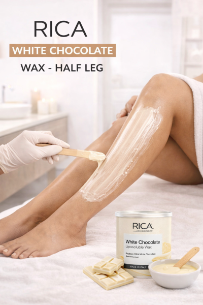 Rica White Chocolate Wax-Half Leg